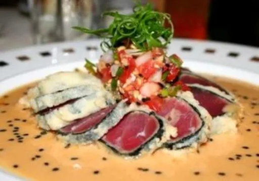 Rolled Ahi & Salmon Tempura