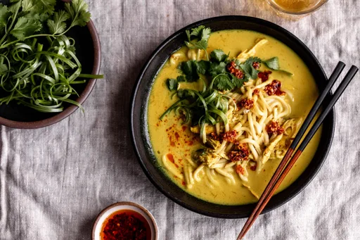 Coconut Turmeric Chicken Soup