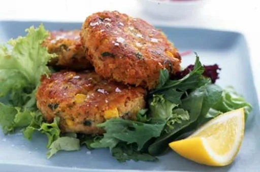 Tortitas de maiz con salmon ahumado