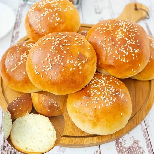 Homemade Hamburger Buns - Hokkaido Buns