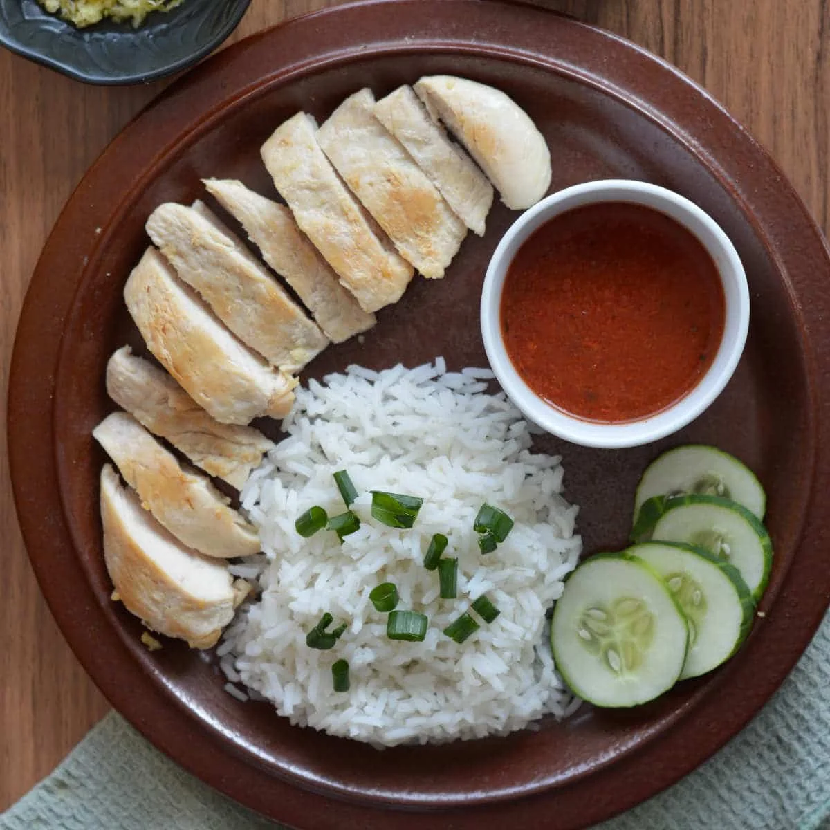 Hainanese chicken rice