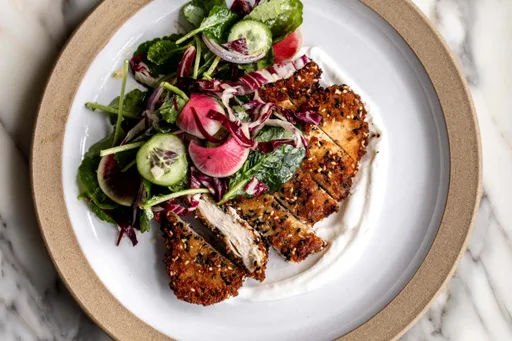 Everything Bagel Chicken Cutlets
