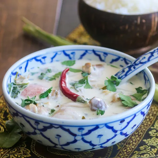 Thai fish soup (Tom kha pla)
