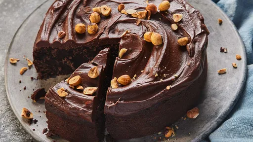 Chocolate chickpea cake