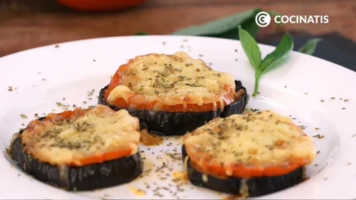 Mini pizzas de berenjena (en horno y airfryer)
