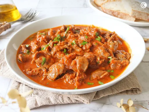 Mollejas de pollo en salsa