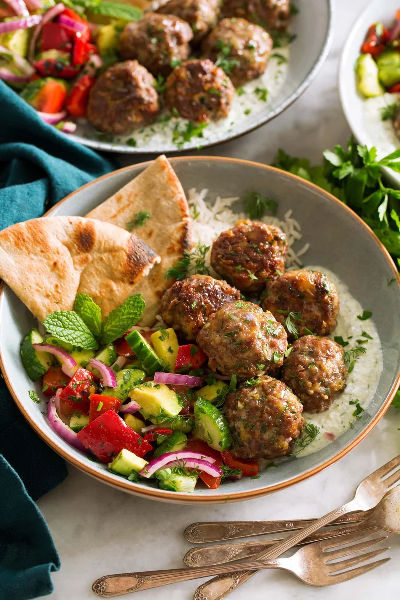 Albóndigas griegas (Keftedes)