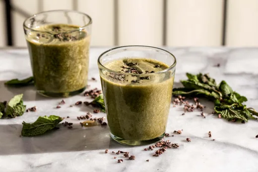 Batido de Menta con Chips de Chocolate