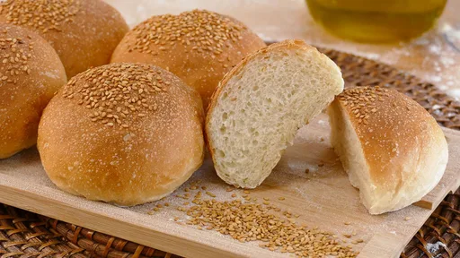 Pan de hamburguesa casero