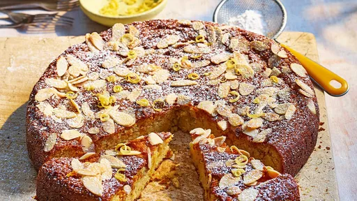 Tarta de ricotta y limón al estilo sardo