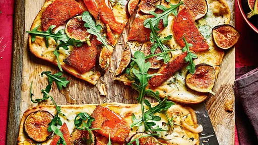 Autumn harvest flatbread