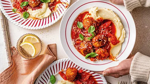 Calabrian-style meatballs