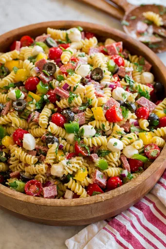 Ensalada de pasta italiana