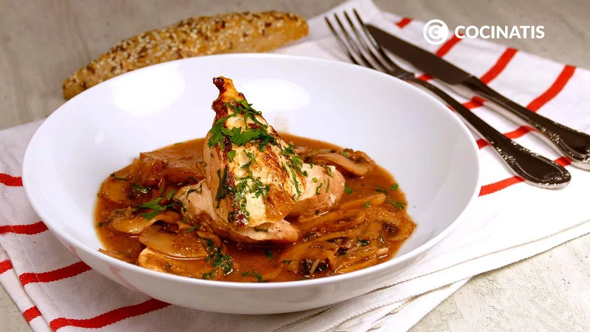 Pollo Marsala con salsa de champiñones, ¡la receta italiana!