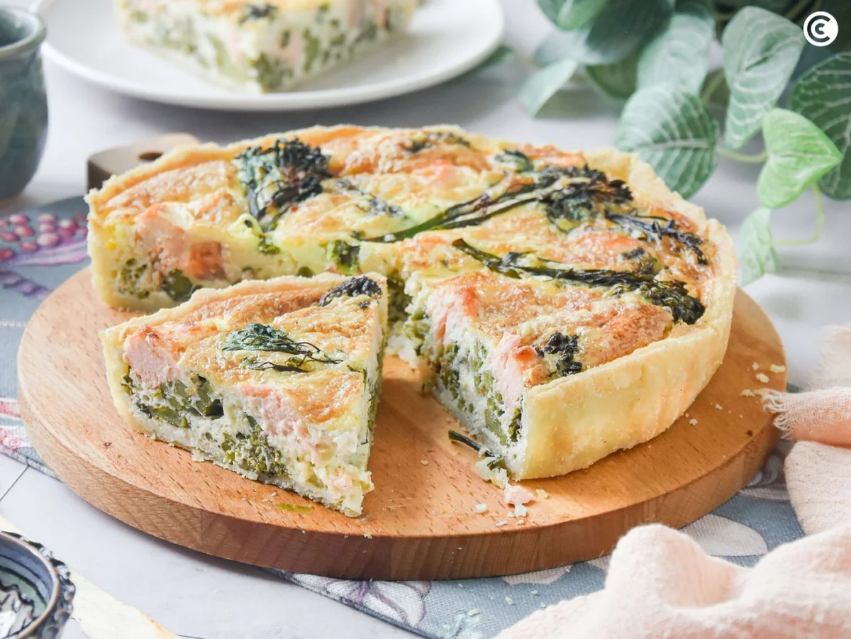 Quiche de salmón