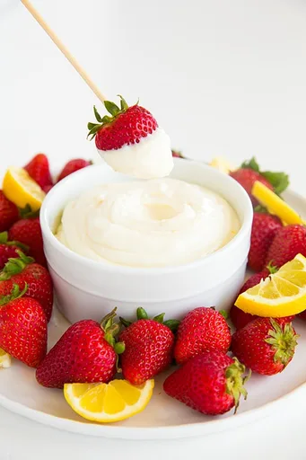 Lemon Cream Fruit Dip