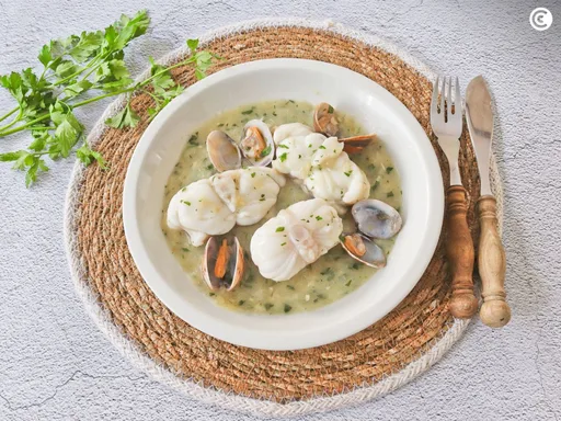 Rape en salsa verde