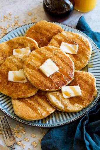 Tortitas de harina de avena
