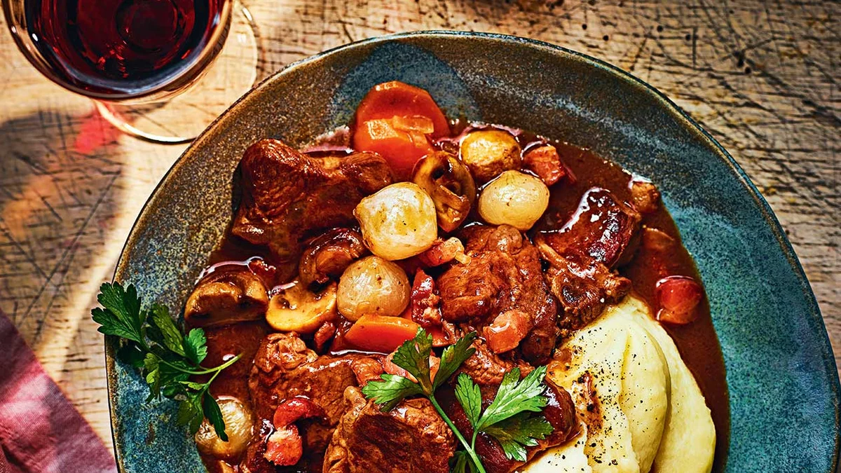 Slow-braised beef and ale stew