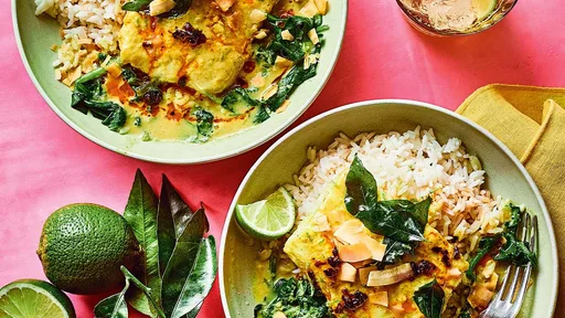 Bacalao al curry con coco y toque cítrico