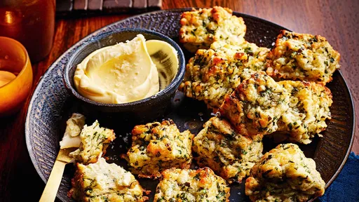 Mature cheddar and herb scones