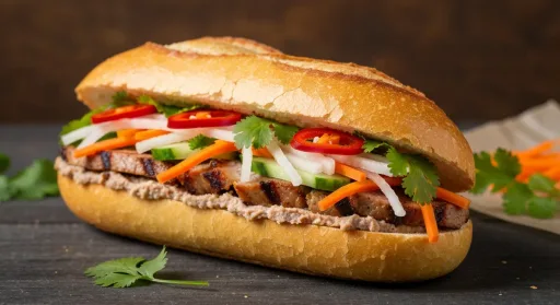 Receta de sándwich Banh Mi de Vietnam