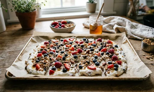 Cómo hacer yogurt bark fácil