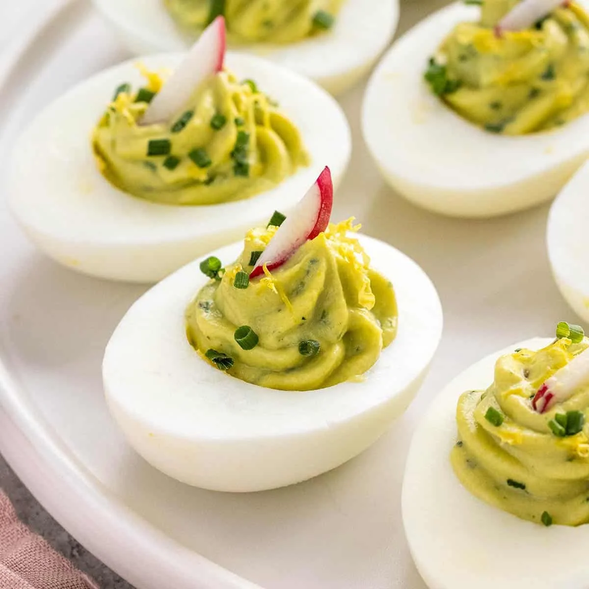 Avocado Deviled Eggs