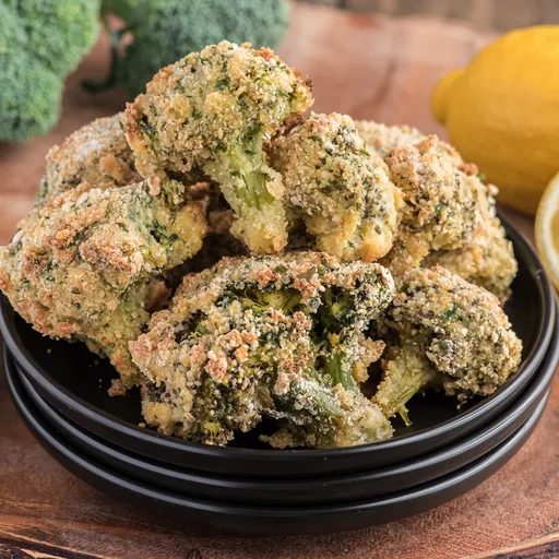 Brócoli empanado al horno