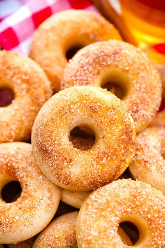 Donuts de sidra de manzana al horno