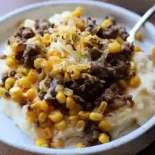 Country Meat and Mashed Potato Casserole
