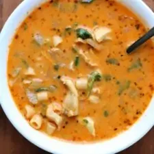 Creamy Tuscan Garlic Parmesan Chicken Soup