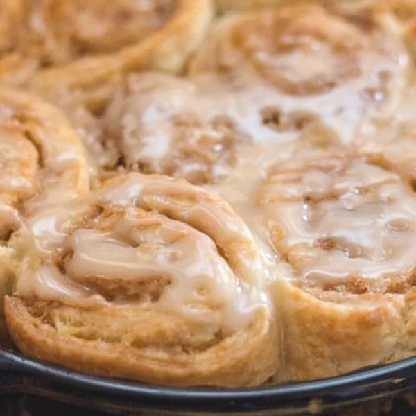 Quick & Easy Cinnamon Rolls with a Maple Glaze
