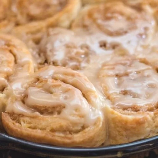 Quick & Easy Cinnamon Rolls with a Maple Glaze