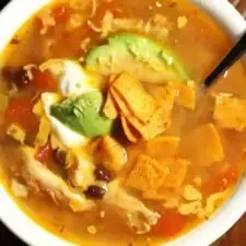 Dump and Go Chicken Taco Soup