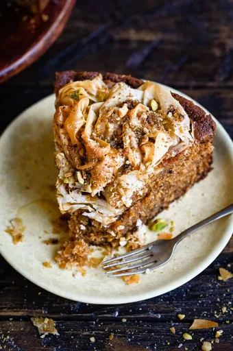 Pistachio Baklava Cake
