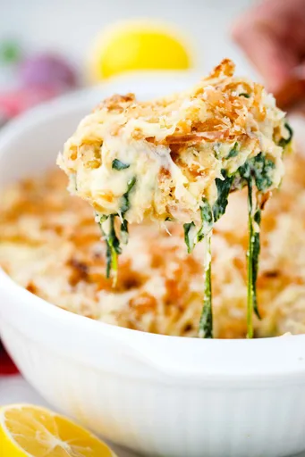 Cheesy Spinach Casserole