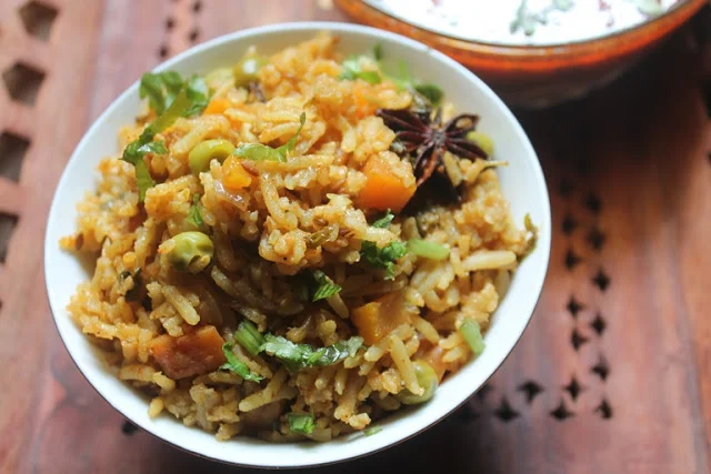 Masala Pulao Recipe | Brown Basmati Rice Pulav Recipe