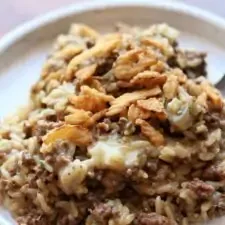 Incredible French Onion Ground Beef Casserole
