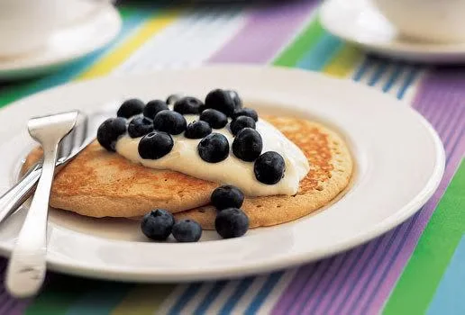 Buckwheat Pancakes with Berries