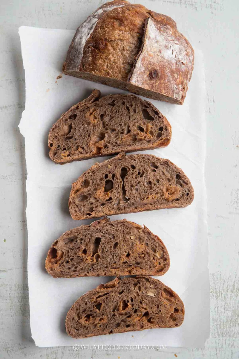 Sourdough Chocolate Bread with Butterscotch chips