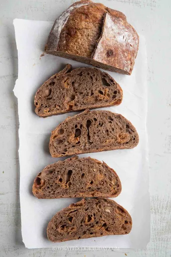 Sourdough Chocolate Bread with Butterscotch chips