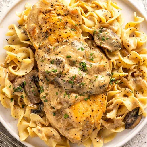 Stroganoff de pollo