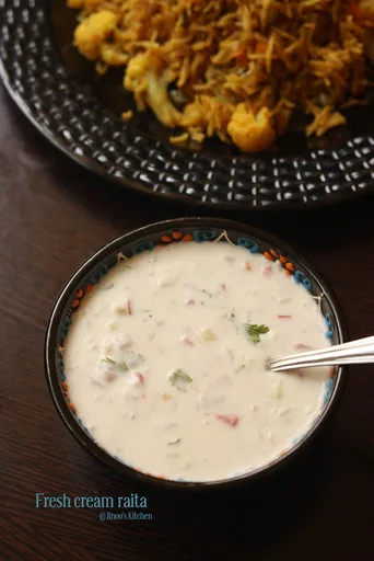 Fresh cream raita
