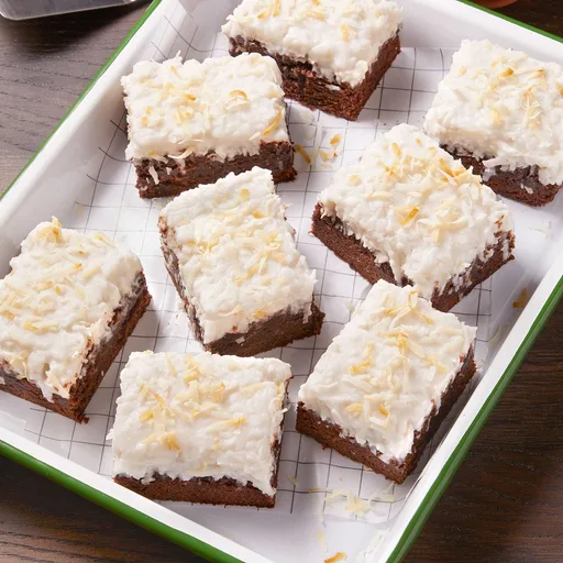 Coconut Cream Brownies