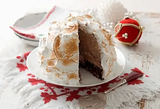 Chocolate Rough Bombe Alaska
