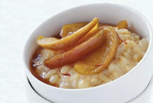 Creamed Rice with Spiced Apples