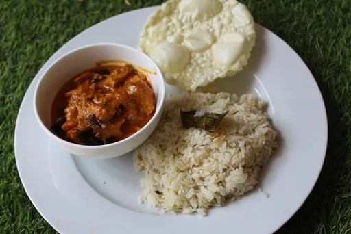Ghee Rice and Chicken Stew