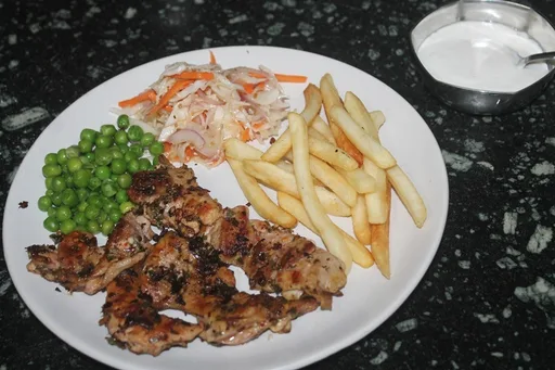 Receta de pollo de inspiración griega