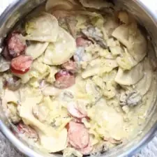 Pierogi Cabbage Casserole